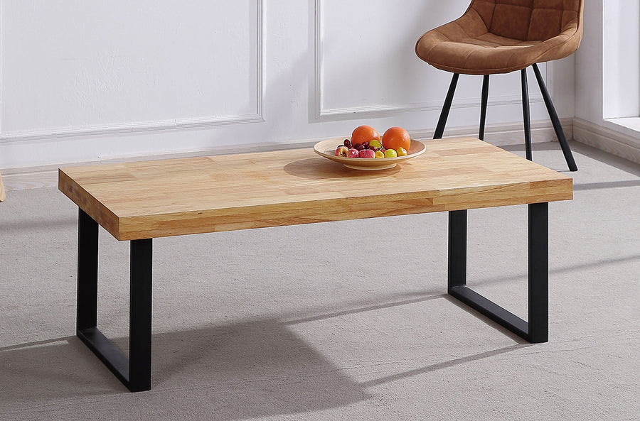 MESA CENTRO NATURAL 120 x 60 CM ROBLE NORDISH / NEGRO. ADC | MUEBLECENTER