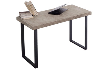 MESA ESTUDIO NATURAL 120 x 60 CM ROBLE AMERICAN / NEGRO. ADC | MUEBLECENTER