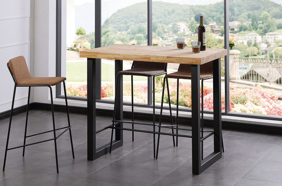 MESA ALTA LOFT 120 x 70 CM ROBLE NORDISH / NEGRO. ADC | MUEBLECENTER