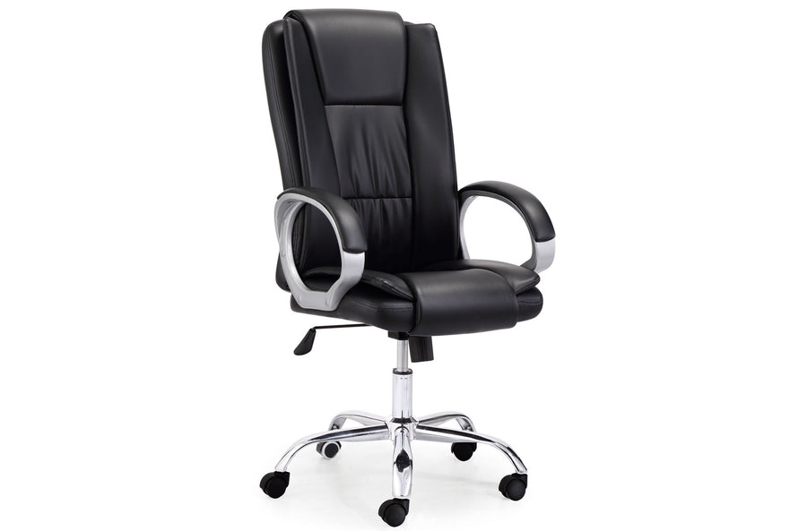 SILLoN DESPACHO ATLAS SiMIL PIEL NEGRO ADC | MUEBLECENTER