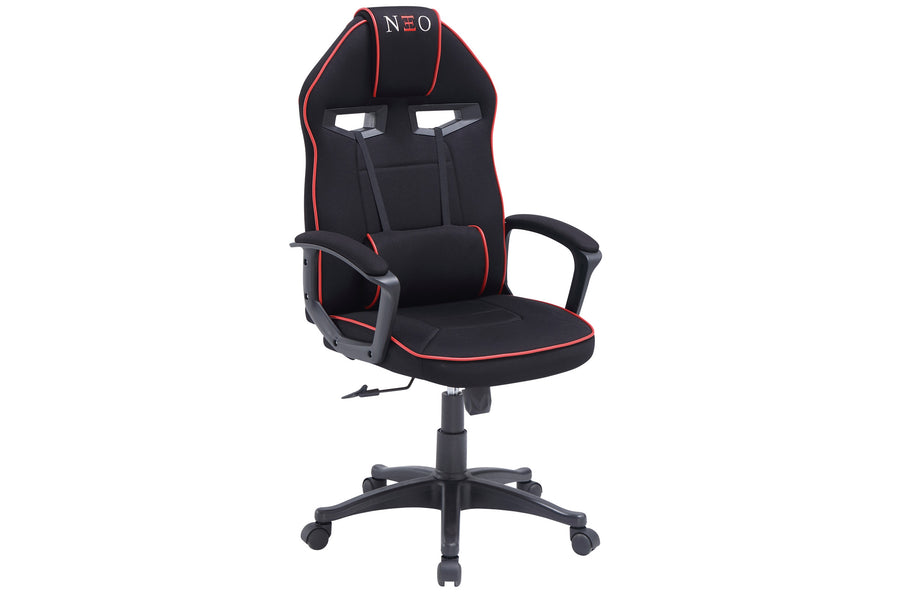 SILLON GIRATORIO NEO ADVANCE REGULABLE EN ALTURA TEJIDO NEGRO. ADC | MUEBLECENTER