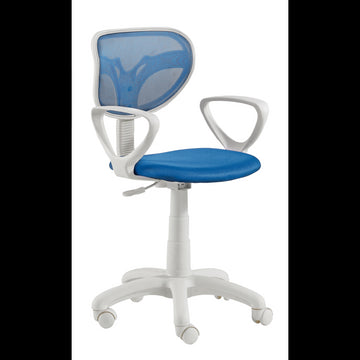 SILLA DE ESCRITORIO GIRATORIA MODELO TOUCH AZUL ADC | MUEBLECENTER