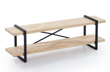 MUEBLE TV PLANK ROBLE NORDISH / NEGRO. ADC | MUEBLECENTER