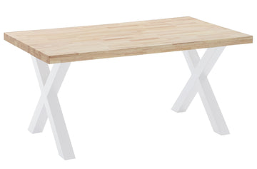 MESA COMEDOR FIJA X-LOFT 160 x 90 CM ROBLE NORDISH / BLANCO. ADC | MUEBLECENTER