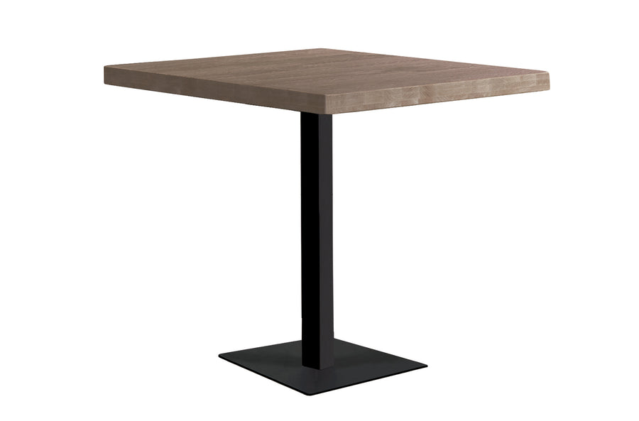 MESA MOSS 70 x 70 CM ROBLE AMERICAN / NEGRO. ADC | MUEBLECENTER