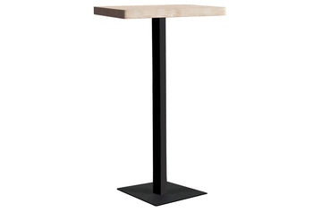 MESA ALTA MOSS 60 x 60 CM ROBLE NORDISH / NEGRO. ADC | MUEBLECENTER