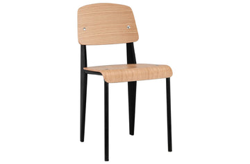 PACK DE 2 UNIDADES SILLA COMEDOR BECK OAK / NEGRO. PRECIO UNITARIO 129,57 Û ADC | MUEBLECENTER