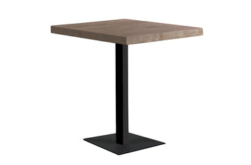 MESA MOSS 60 X 60 CM ROBLE AMERICAN / NEGRO. ADC | MUEBLECENTER