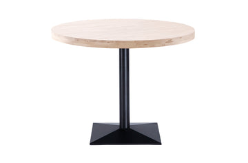 MESA MOSS REDONDA D-110 CM ROBLE NORDISH / NEGRO. ADC | MUEBLECENTER