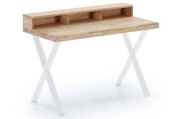 MESA ESTUDIO X-LOFT 120 x 60 CM ROBLE NORDISH / BLANCO. ADC | MUEBLECENTER