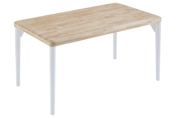 MESA COMEDOR FIJA MOON 140 x 80 CM NORDISH / BLANCO | ADC MUEBLECENTER | Envío Gratuito con Servicio de Subida a Domicilio Incluido