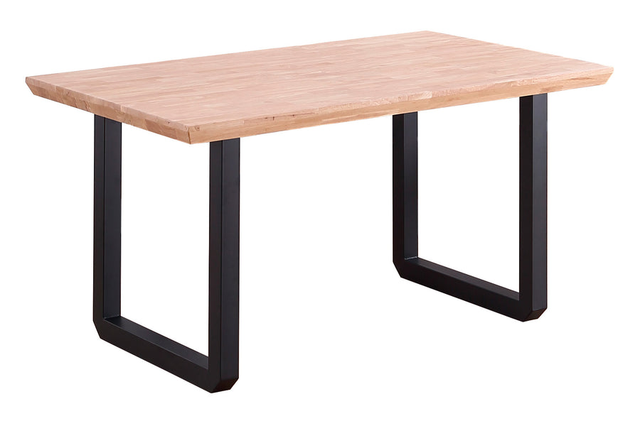 MESA COMEDOR FIJA ROMA 150 x 90 CM ROBLE NORDISH / NEGRO. ADC | MUEBLECENTER