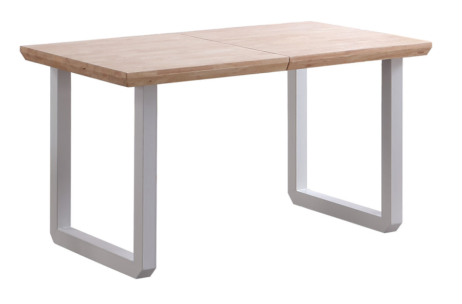 MESA COMEDOR EXTENSIBLE ROMA 140 - 180 - 220 x 80 CM ROBLE NORDISH / BLANCO. ADC | MUEBLECENTER