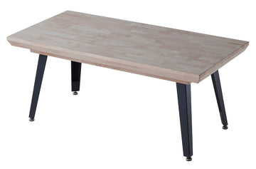 MESA CENTRO ELEVABLE BERG 120 x 60 CM ROBLE HONEY / NEGRO. ADC | MUEBLECENTER