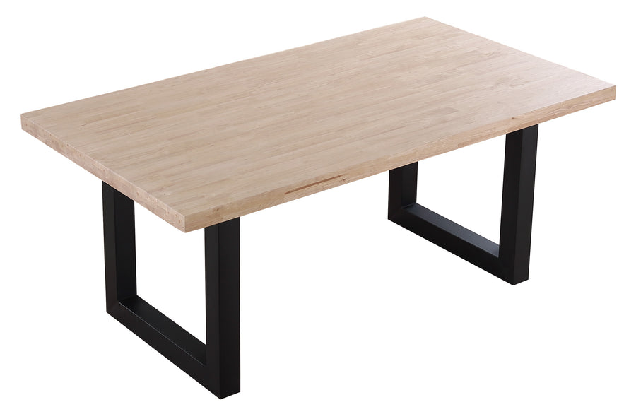 MESA COMEDOR FIJA LOFT 180 x 100 CM ROBLE NORDISH / NEGRO. ADC | MUEBLECENTER