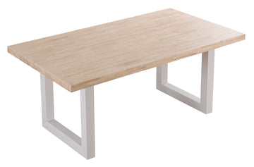 MESA COMEDOR FIJA LOFT 180 x 100 CM ROBLE NORDISH / BLANCO. ADC | MUEBLECENTER