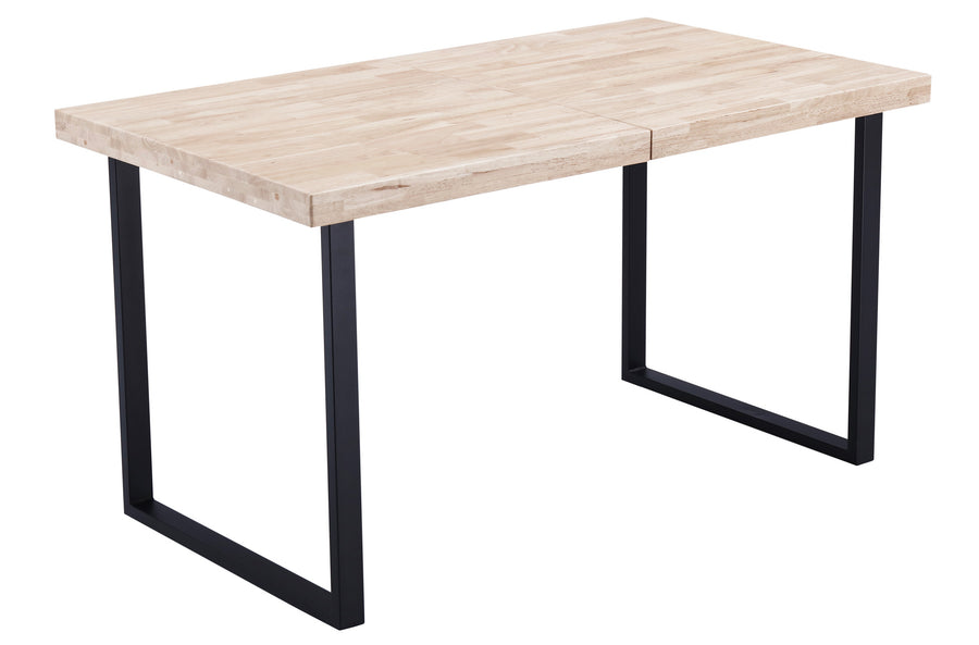 MESA COMEDOR EXTENSIBLE STEVE 140 - 180 x 80 CM ROBLE NORDISH / NEGRO ADC | MUEBLECENTER