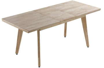 MESA COMEDOR EXTENSIBLE GENOVA 140 - 180 x 80 CM MADERA ROBLE NORDISH 
ADC | MUEBLECENTER