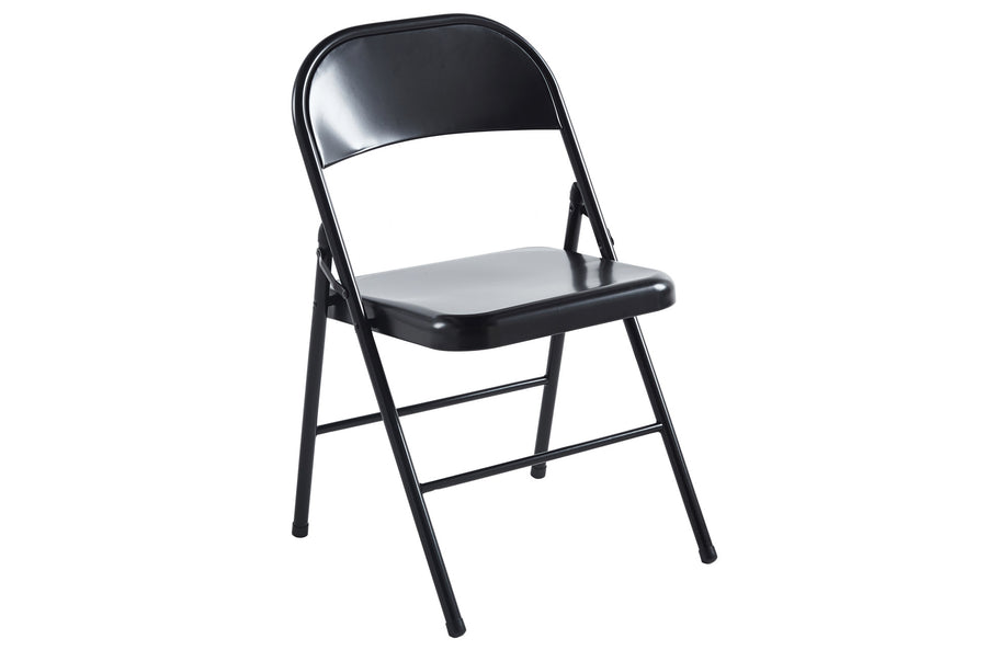 PACK DE 6 UNIDADES SILLA PLEGABLE METALICA FOLK NEGRO. PRECIO UNITARIO 31,66 Û ADC | MUEBLECENTER