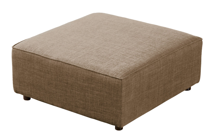 PUFF 90 X 90 CM SOFa MODULAR MOU TEJIDO BEIGE. ADC | MUEBLECENTER