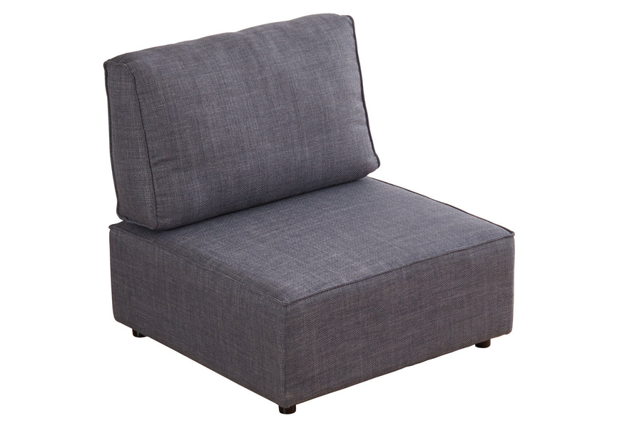 MODULO CON RESPALDO 90 X 93 CM SOFa MODULAR MOU TEJIDO GRIS. ADC | MUEBLECENTER