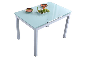 MESA COMEDOR EXTENSIBLE MILaN 110 - 170 x 70 CM BLANCO ADC | MUEBLECENTER