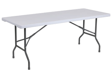 MESA PLEGABLE EVENTOS 183 x 74 CM BLANCO. ADC | MUEBLECENTER